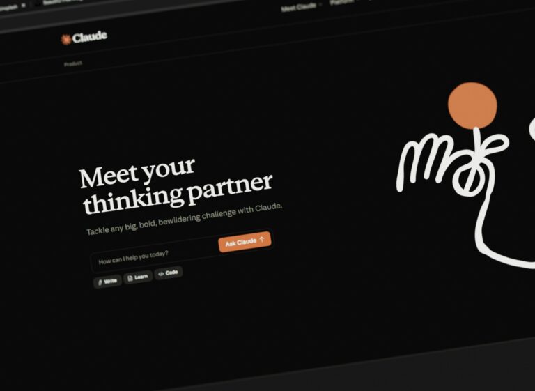 The Claude AI assistant open on a computer screen